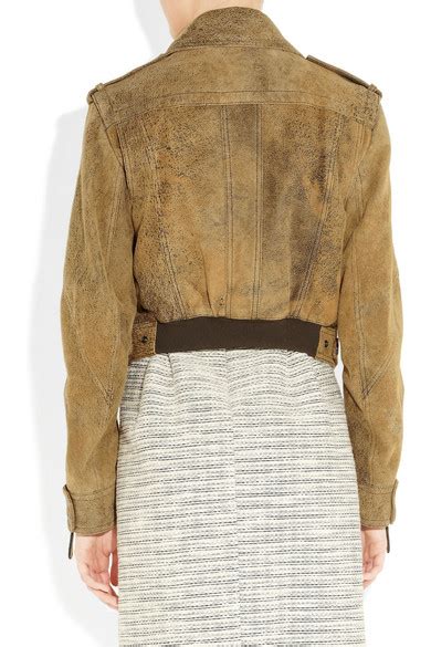 burberry suede moto jacket|net a porter burberry jacket.